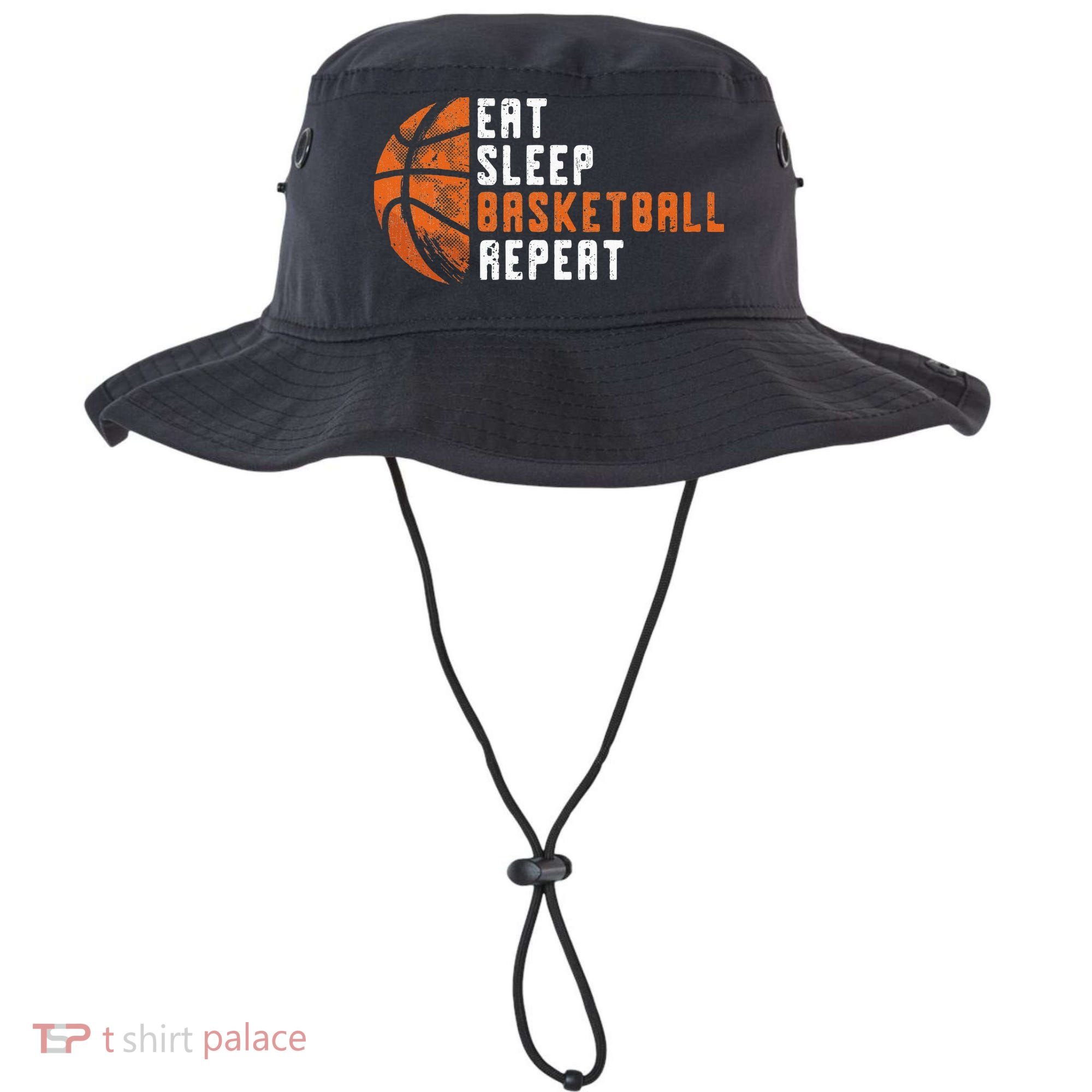Eat Sleep Basketball Repeat Basketball Bucket Hat
