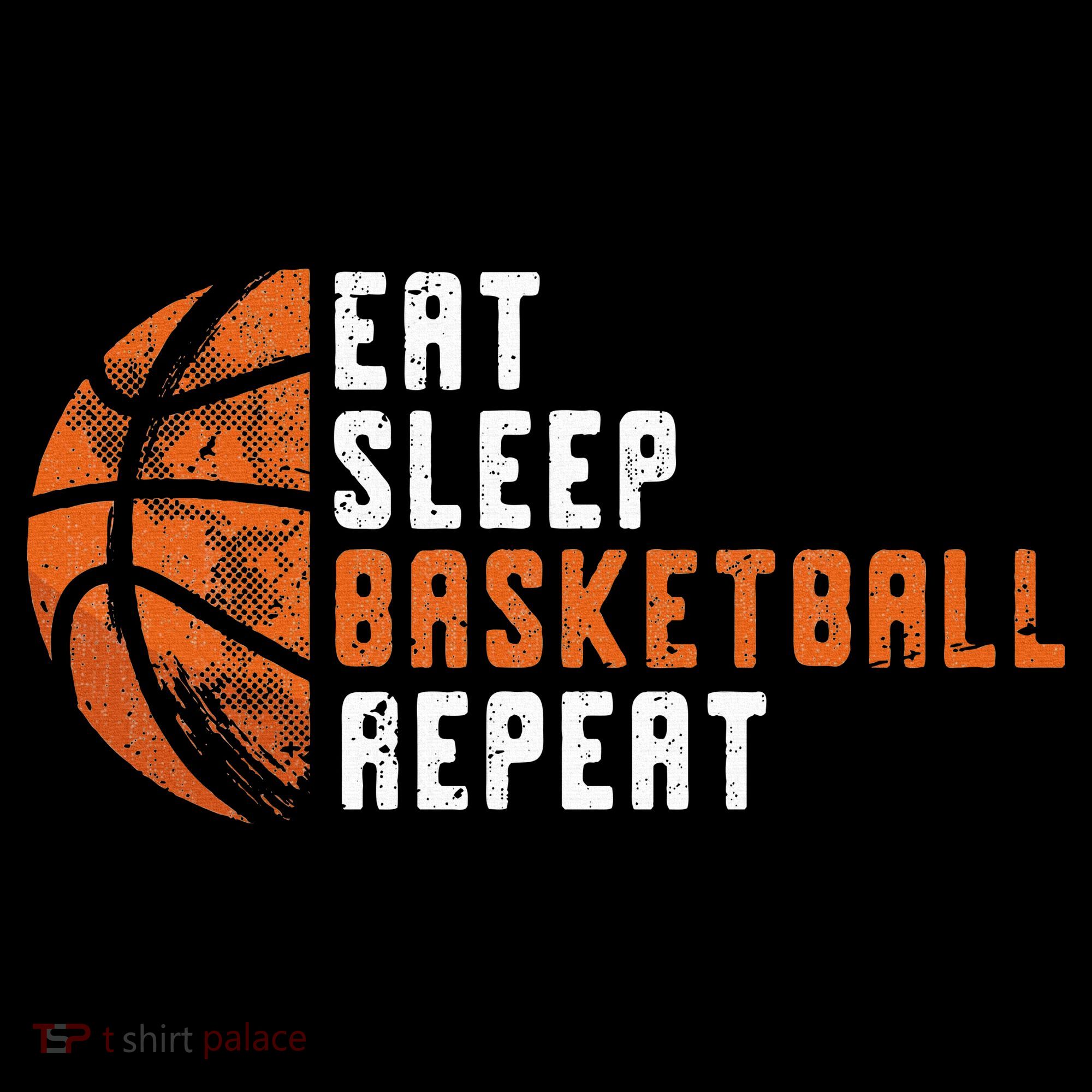Eat Sleep Basketball Repeat Basketball Women's Hoodie