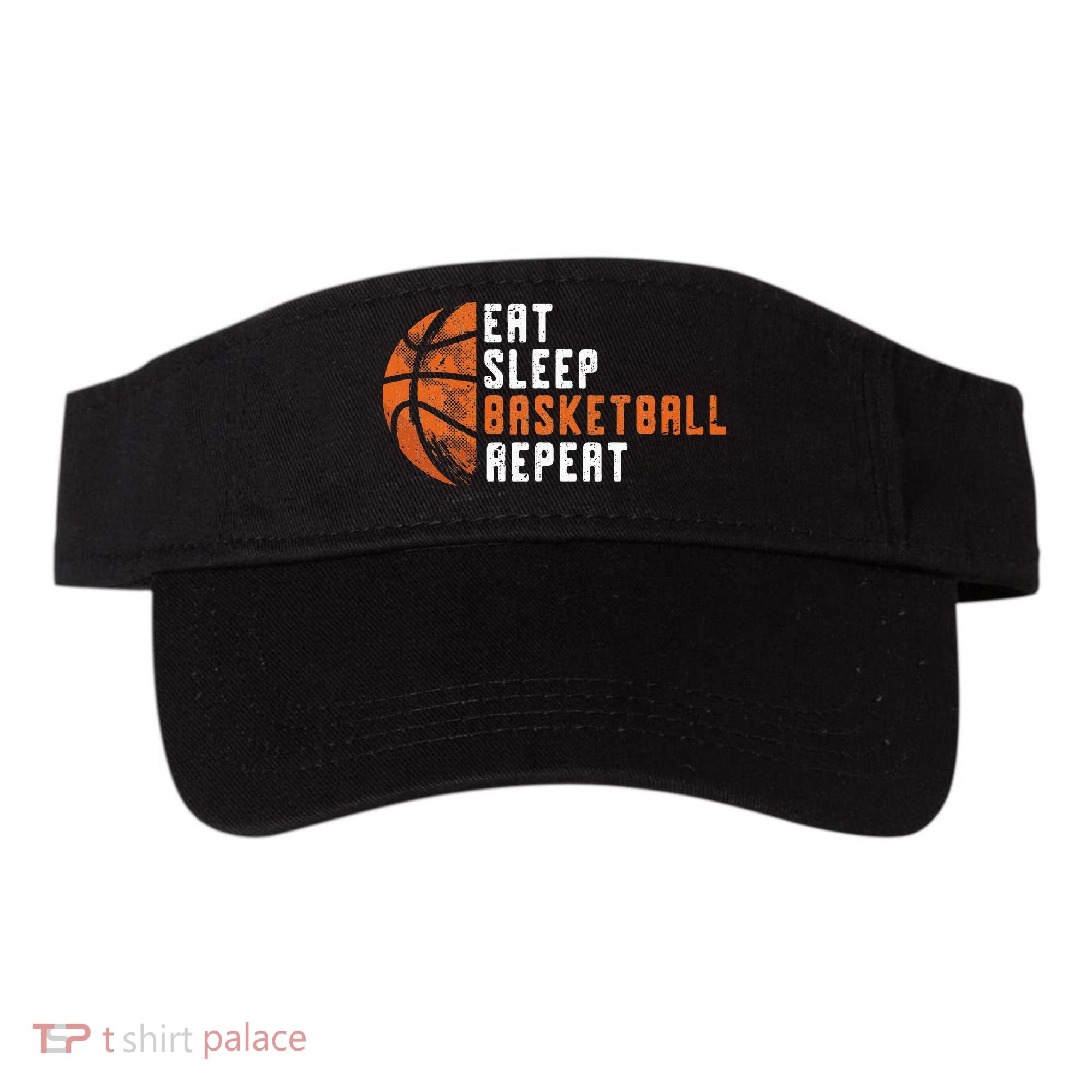 Eat Sleep Basketball Repeat Basketball Visor