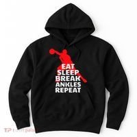 Eat Sleep Break Ankles Repeat Basketball Crossover Hoodie thumb 0