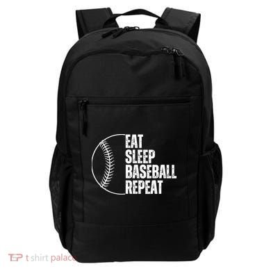 Eat Sleep Baseball Repeat Gift For Baseball Players Boy Backpack