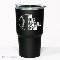 Eat Sleep Baseball Repeat Gift For Baseball Players Boy Tumbler thumb 0