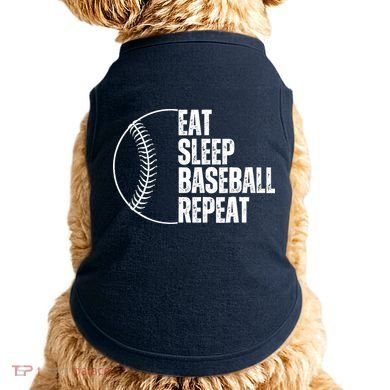 Eat Sleep Baseball Repeat Gift For Baseball Players Boy Doggie Tank