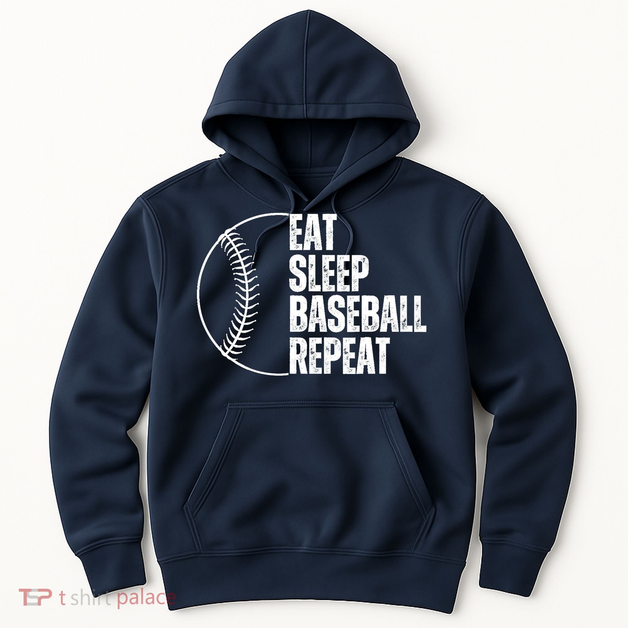 Eat Sleep Baseball Repeat Gift For Baseball Players Boy Hoodie