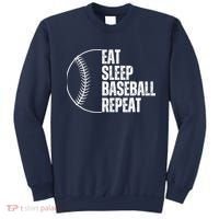 Eat Sleep Baseball Repeat Gift For Baseball Players Boy Sweatshirt thumb 0