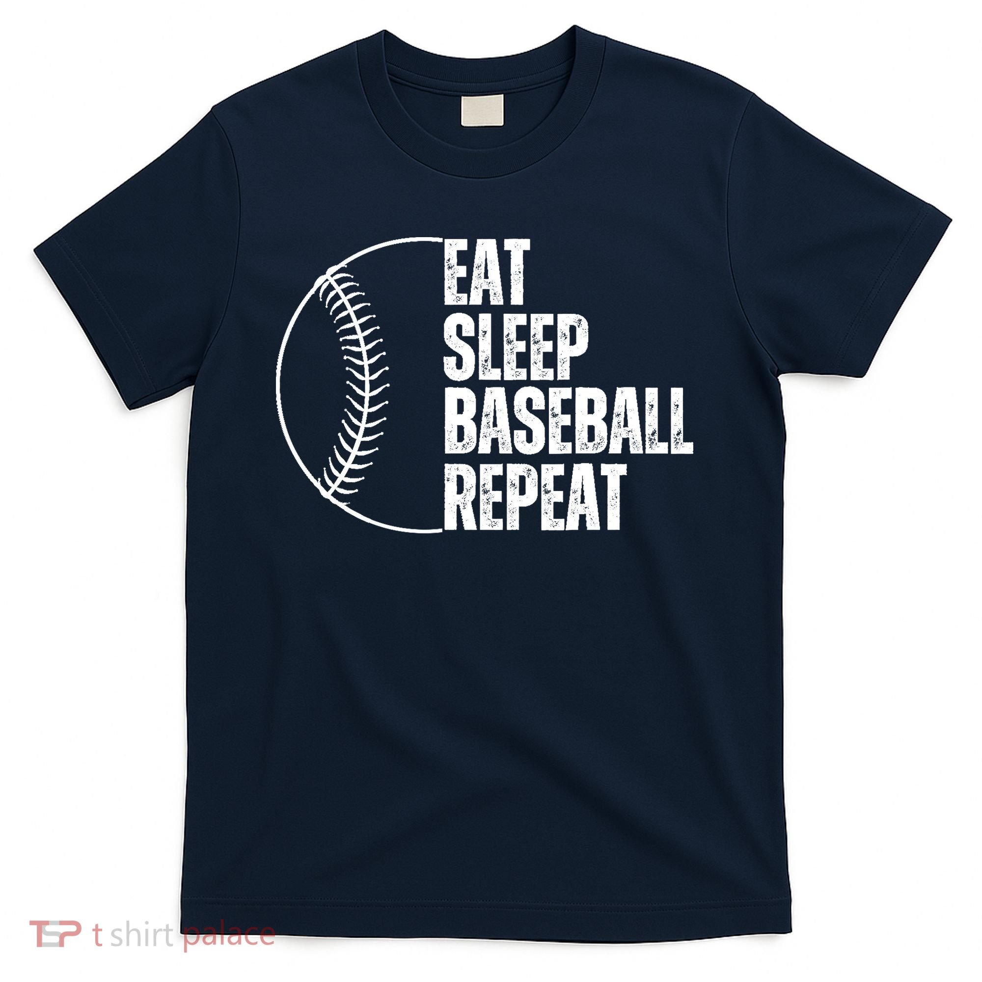 Eat Sleep Baseball Repeat Gift For Baseball Players Boy T-Shirt