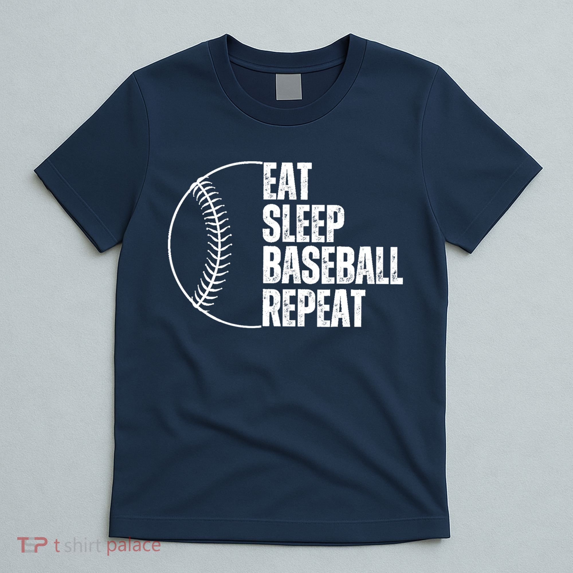 Eat Sleep Baseball Repeat Gift For Baseball Players Boy T-Shirt