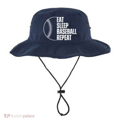Eat Sleep Baseball Repeat Gift For Baseball Players Boy Bucket Hat