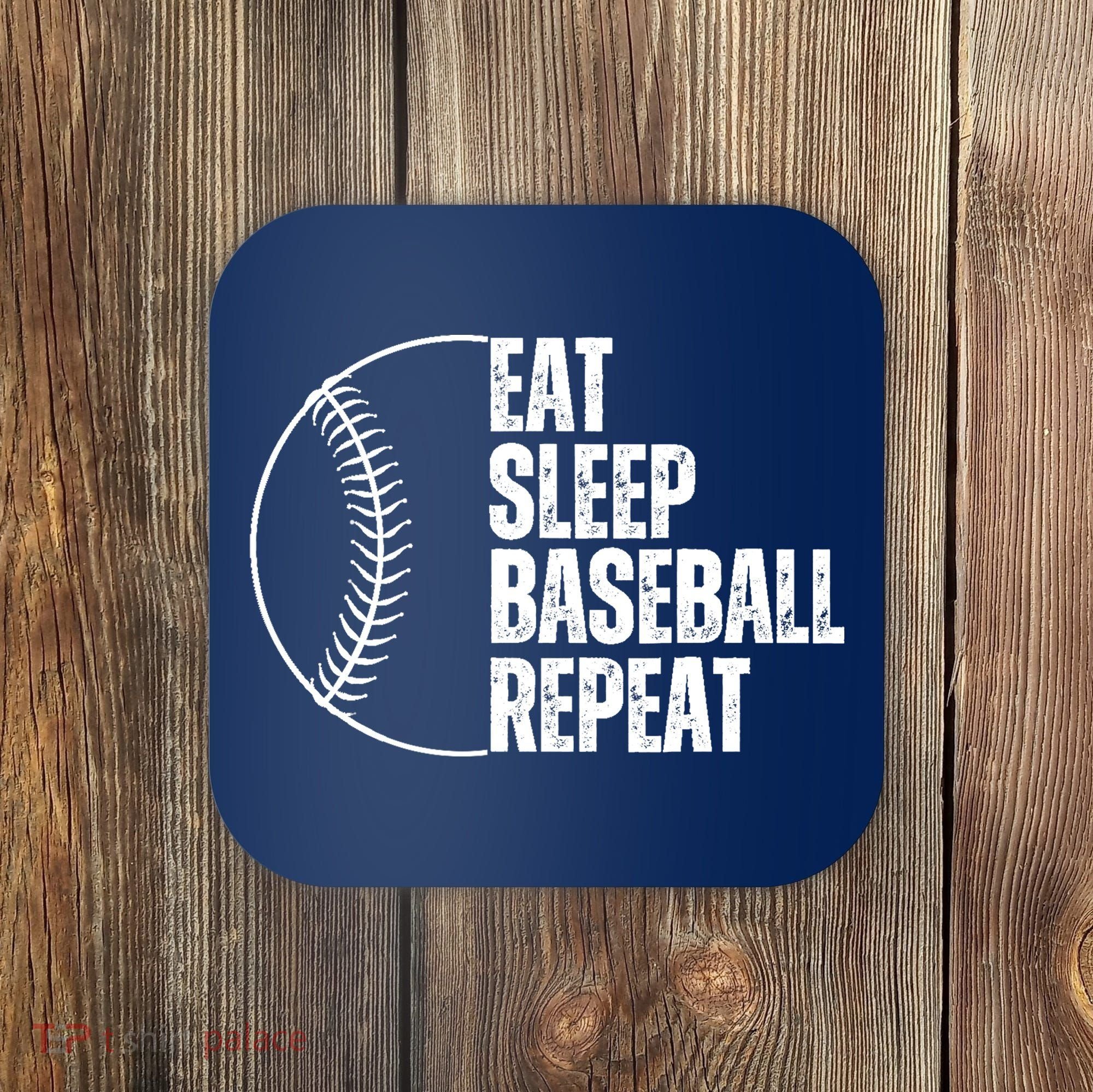 Eat Sleep Baseball Repeat Gift For Baseball Players Boy Coaster