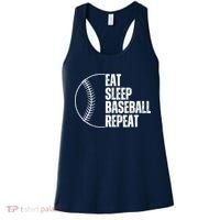 Eat Sleep Baseball Repeat Gift For Baseball Players Boy Women's Tank Top thumb 0