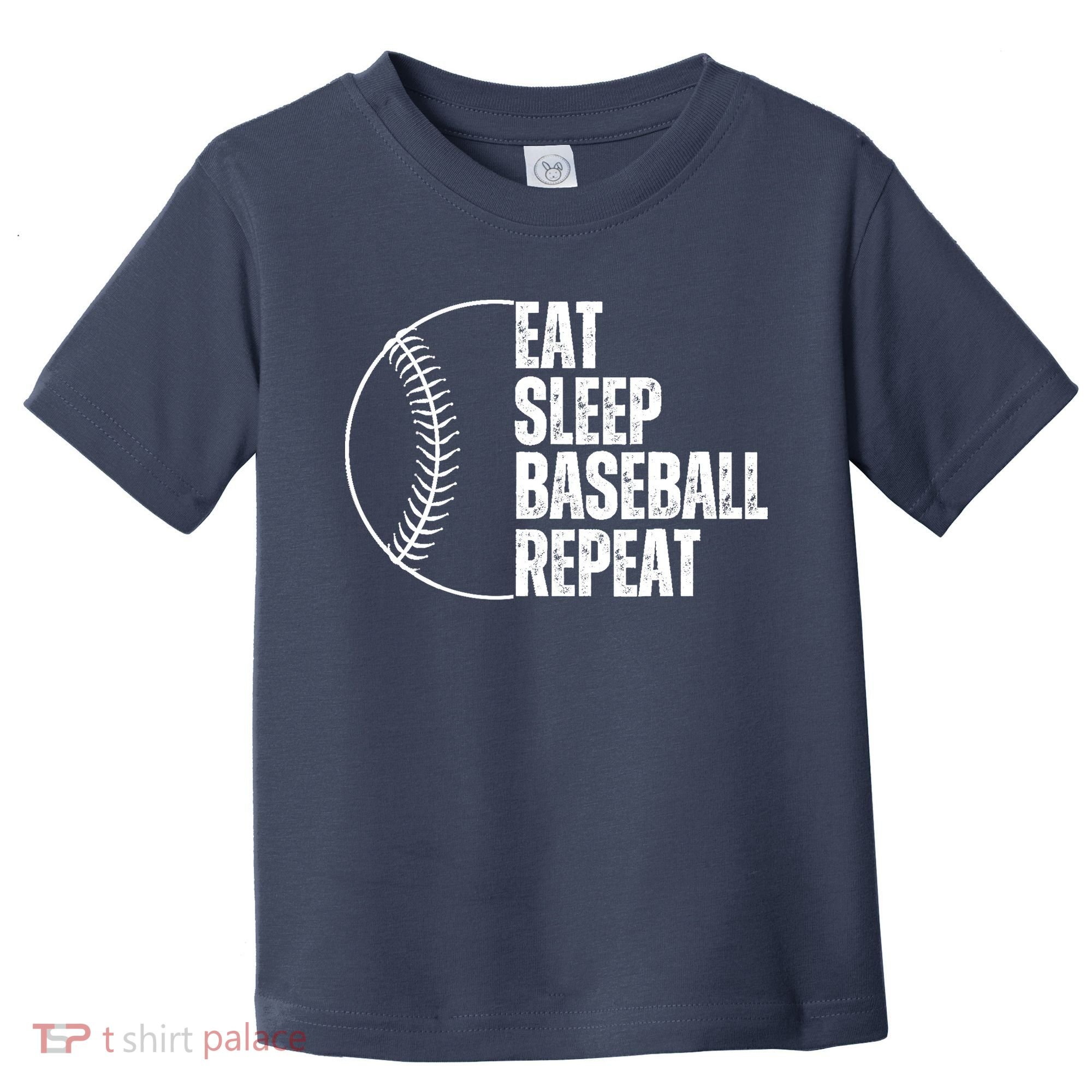 Eat Sleep Baseball Repeat Gift For Baseball Players Boy Toddler T-Shirt
