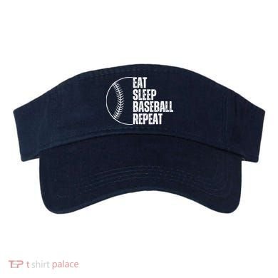 Eat Sleep Baseball Repeat Gift For Baseball Players Boy Visor