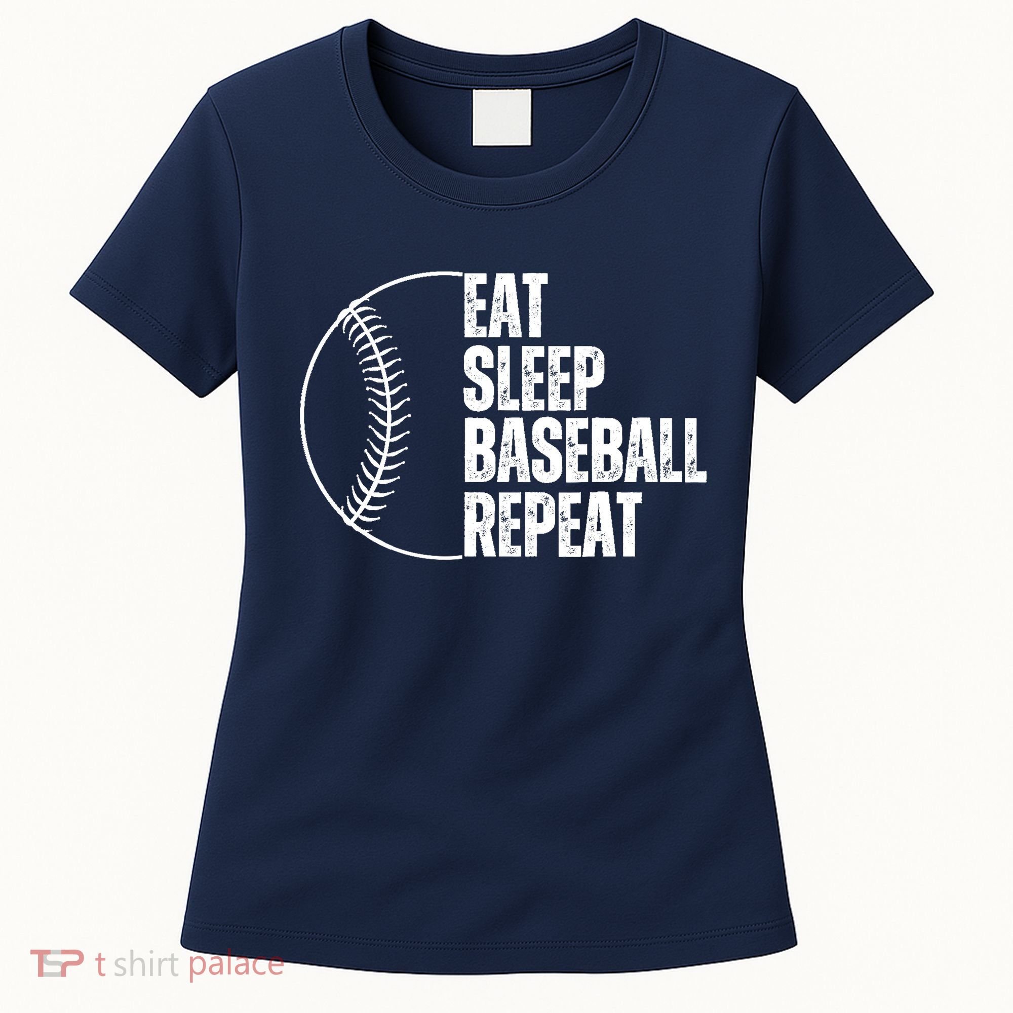 Eat Sleep Baseball Repeat Gift For Baseball Players Boy Women's T-Shirt
