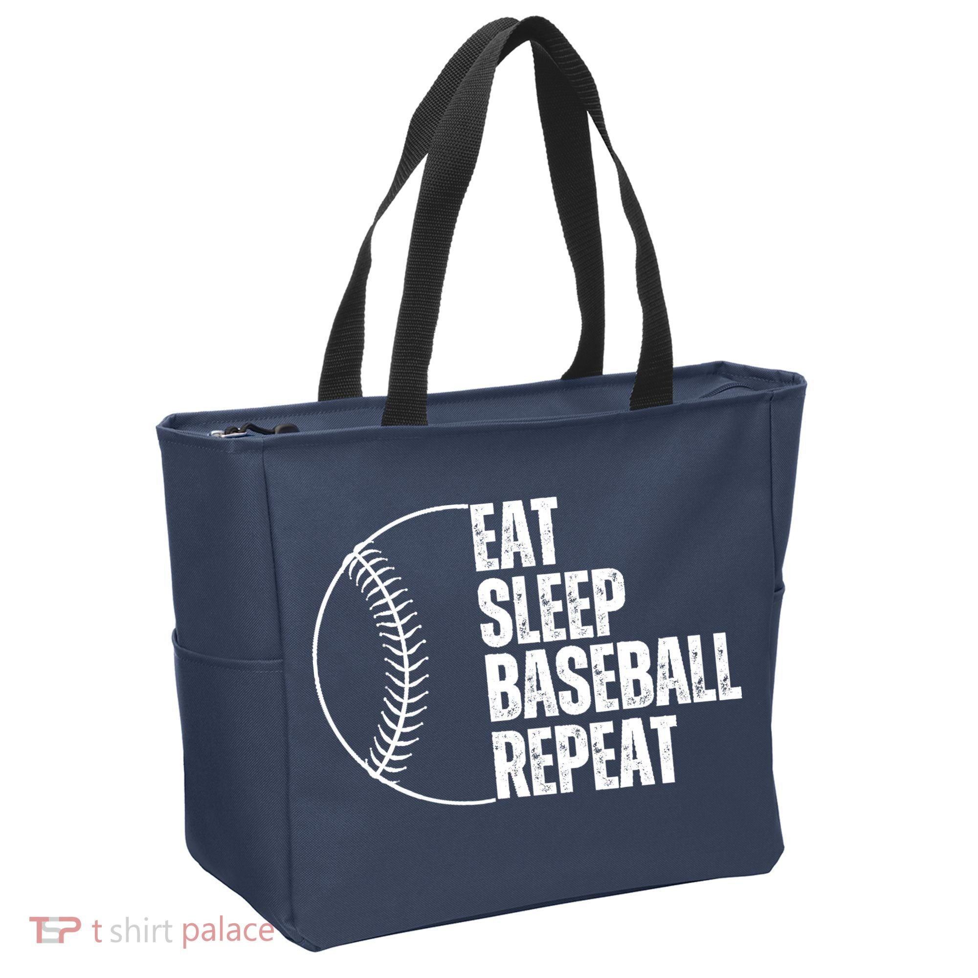 Eat Sleep Baseball Repeat Gift For Baseball Players Boy Tote Bag