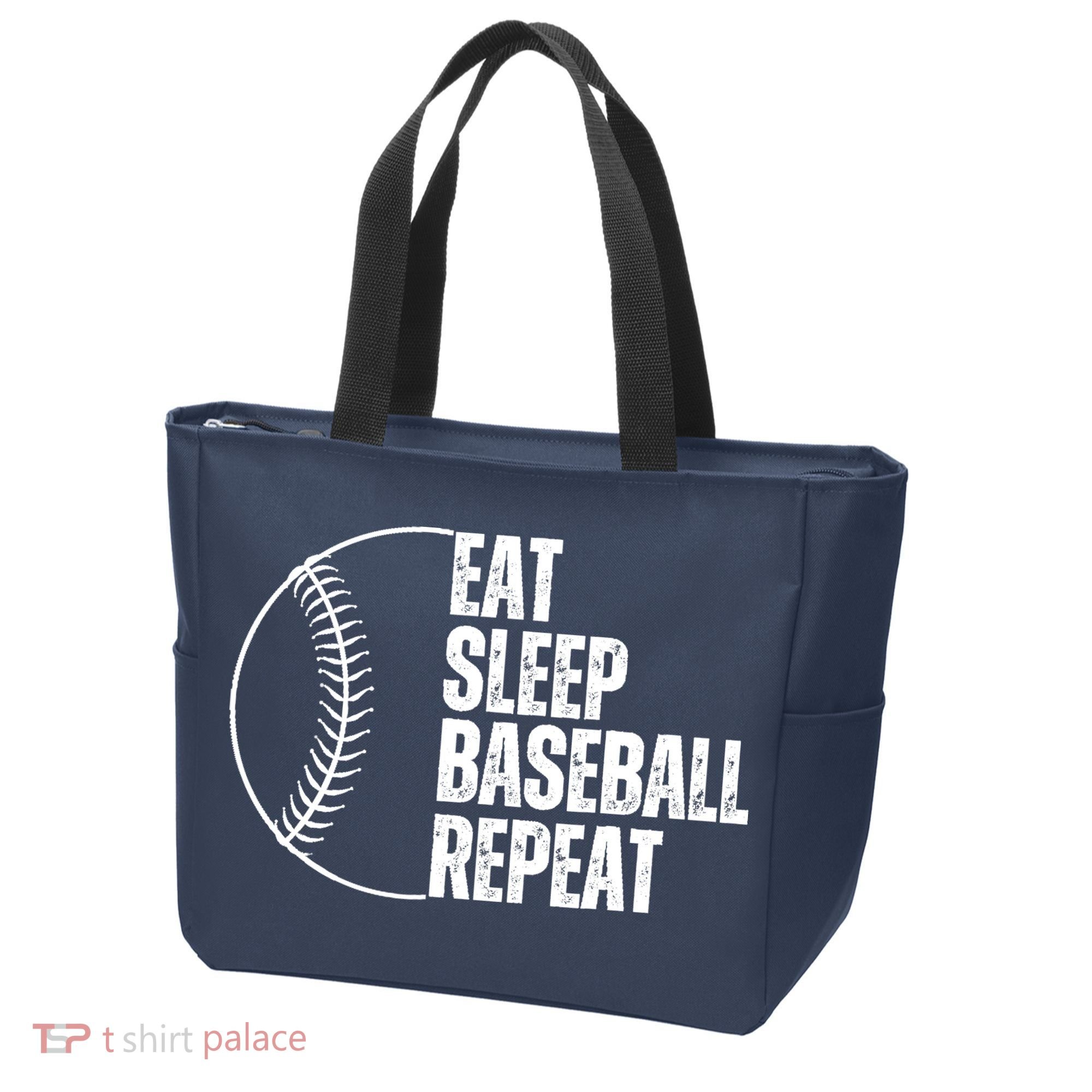 Eat Sleep Baseball Repeat Gift For Baseball Players Boy Tote Bag