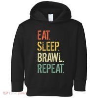 Eat Sleep Brawl Repeat Stars Funny Video Gamer Gaming Toddler Hoodie thumb 0