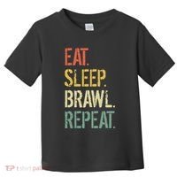 Eat Sleep Brawl Repeat Stars Funny Video Gamer Gaming Toddler T-Shirt thumb 0