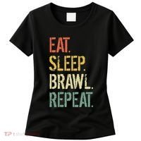 Eat Sleep Brawl Repeat Stars Funny Video Gamer Gaming Women's T-Shirt thumb 0