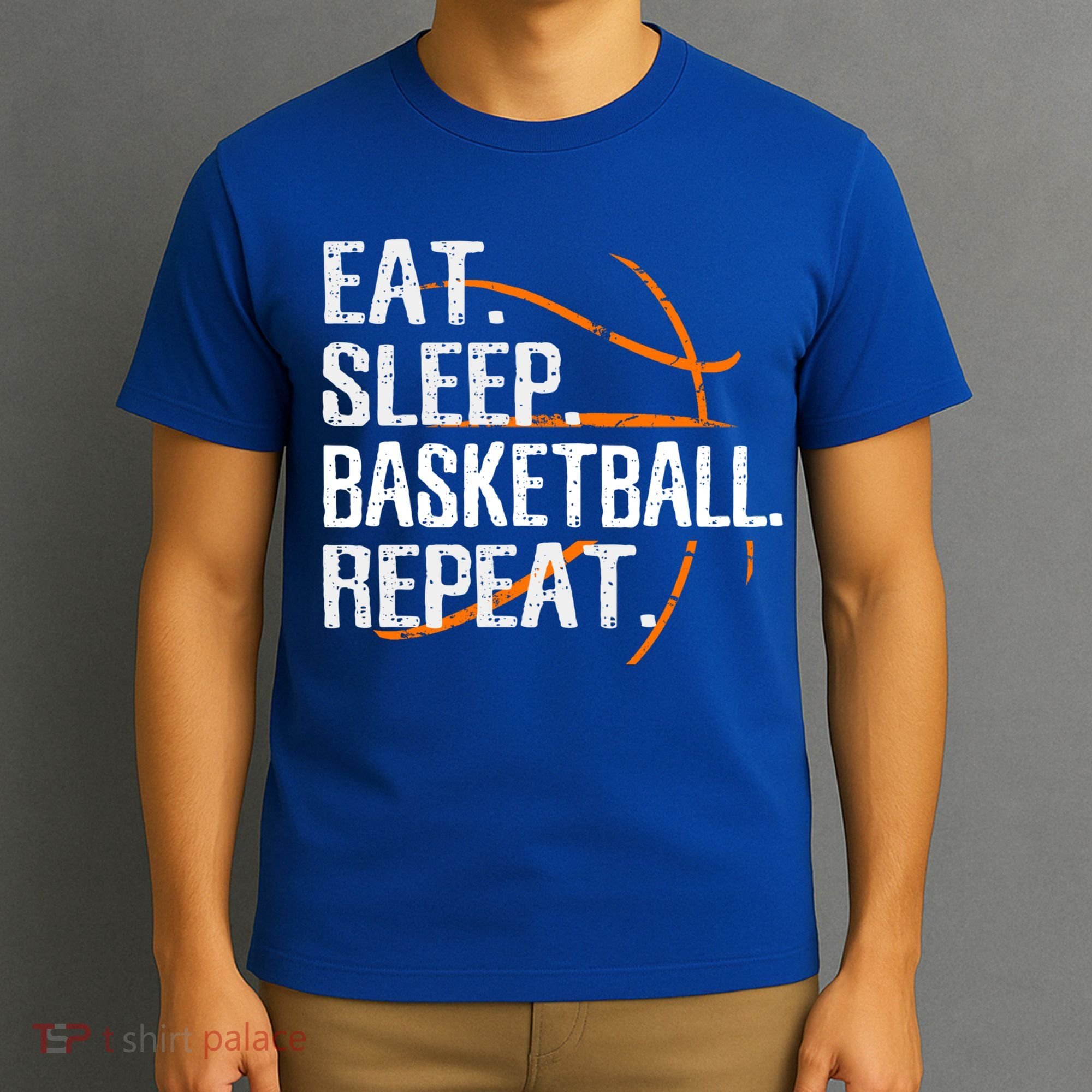 Eat Sleep Basketball Repeat Funny Gift For Basketball Lover Gift T-Shirt