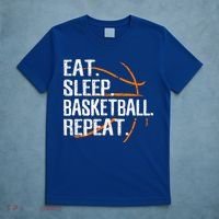 Eat Sleep Basketball Repeat Funny Gift For Basketball Lover Gift T-Shirt thumb 5