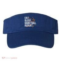 Eat Sleep Basketball Repeat Funny Gift For Basketball Lover Gift Visor thumb 0