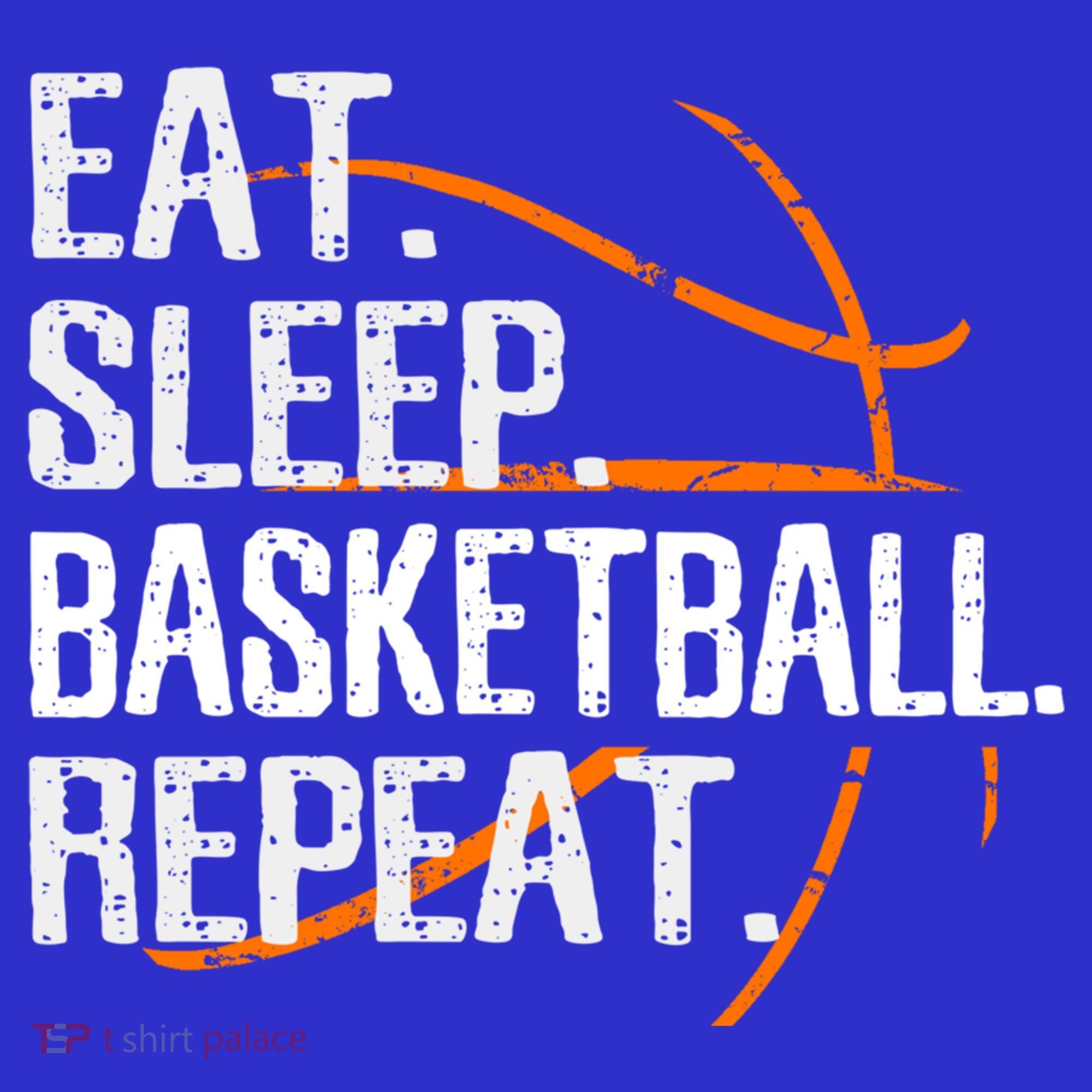Eat Sleep Basketball Repeat Funny Gift For Basketball Lover Gift Women's Long Sleeve Shirt