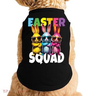  Easter Squad Bunny Cool Bunnies Happy Easter  Doggie Tank