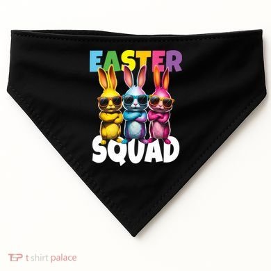  Easter Squad Bunny Cool Bunnies Happy Easter  USA-Made Doggie Bandana
