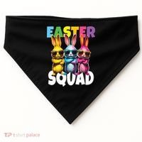  Easter Squad Bunny Cool Bunnies Happy Easter  USA-Made Doggie Bandana thumb 0