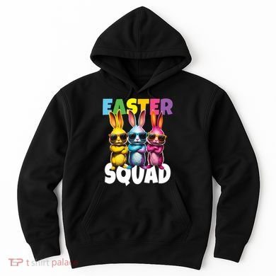  Easter Squad Bunny Cool Bunnies Happy Easter  Hoodie