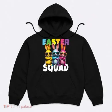  Easter Squad Bunny Cool Bunnies Happy Easter  Hoodie