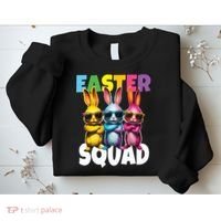  Easter Squad Bunny Cool Bunnies Happy Easter  Sweatshirt thumb 2