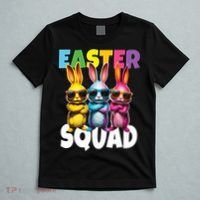  Easter Squad Bunny Cool Bunnies Happy Easter  T-Shirt thumb 5