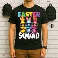  Easter Squad Bunny Cool Bunnies Happy Easter  T-Shirt thumb 6