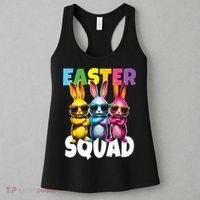  Easter Squad Bunny Cool Bunnies Happy Easter  Women's Tank Top thumb 3
