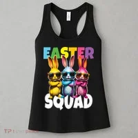  Easter Squad Bunny Cool Bunnies Happy Easter  Women's Tank Top thumb 3