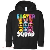  Easter Squad Bunny Cool Bunnies Happy Easter  Toddler Hoodie thumb 0