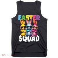  Easter Squad Bunny Cool Bunnies Happy Easter  Tank Top thumb 0