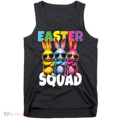  Easter Squad Bunny Cool Bunnies Happy Easter  Tank Top