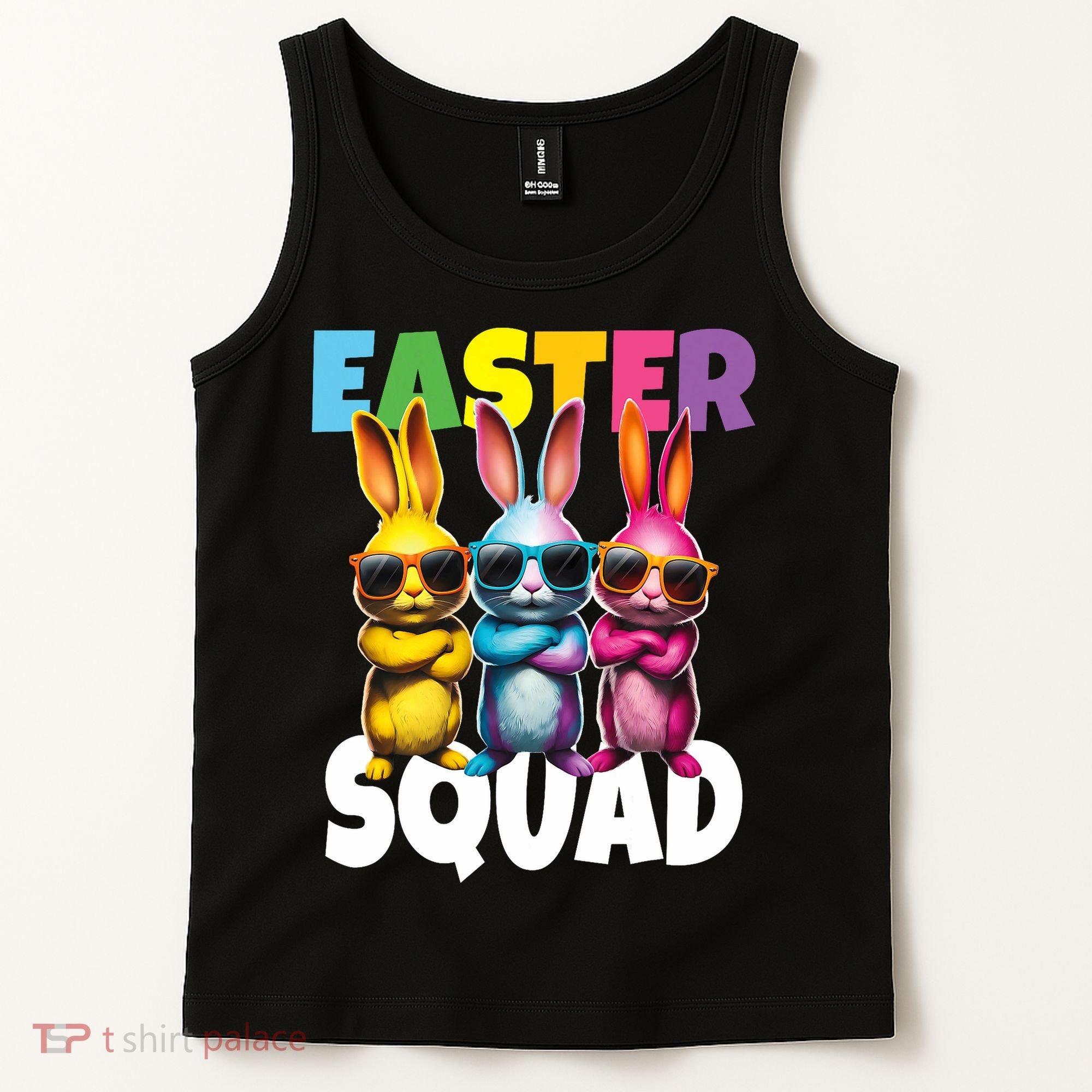  Easter Squad Bunny Cool Bunnies Happy Easter  Tank Top
