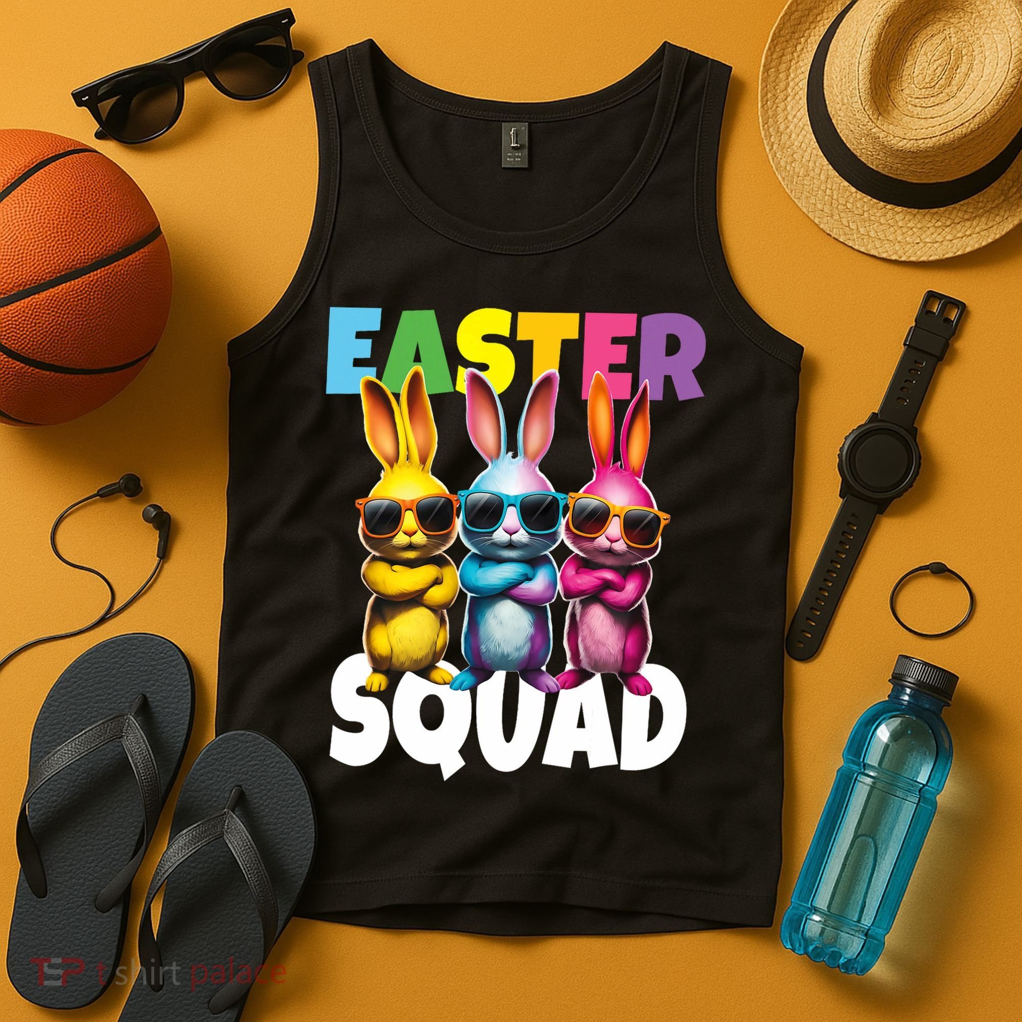  Easter Squad Bunny Cool Bunnies Happy Easter  Tank Top
