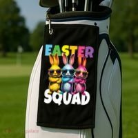  Easter Squad Bunny Cool Bunnies Happy Easter  Golf Towel thumb 2