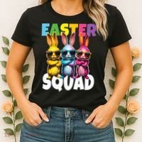  Easter Squad Bunny Cool Bunnies Happy Easter  Women's T-Shirt thumb 2
