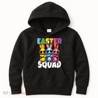  Easter Squad Bunny Cool Bunnies Happy Easter  Kids Hoodie thumb 0