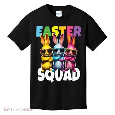  Easter Squad Bunny Cool Bunnies Happy Easter  Kids T-Shirt