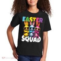  Easter Squad Bunny Cool Bunnies Happy Easter  Kids T-Shirt thumb 2