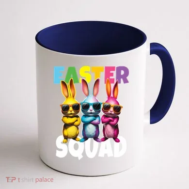Easter Squad Bunny Cool Bunnies Happy Easter Coffee Mug back