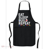 Eat Sleep Build Gift Cool Blocks Building Apron thumb 0