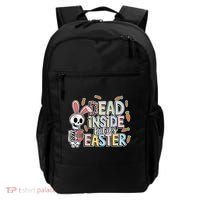 Easter Skeleton Bunny But Did You Dye Spring Egg Backpack thumb 0