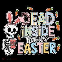 Easter Skeleton Bunny But Did You Dye Spring Egg Bucket Hat thumb 4